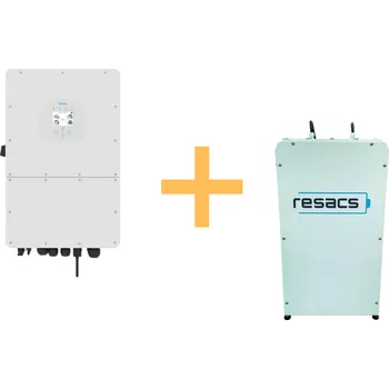 SET MĚNIČ DEYE SUN 10K + BATERIE RESACS 12kWh STOJATÁ