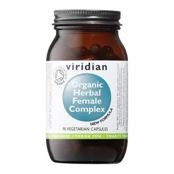 Zdraví VIRIDIAN nutrition Organic Herbal Female Complex 90 kapslí