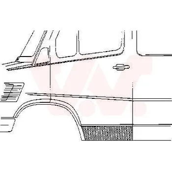 Příslušenství karosérie Dveře, karoserie VAN WEZEL 3070171