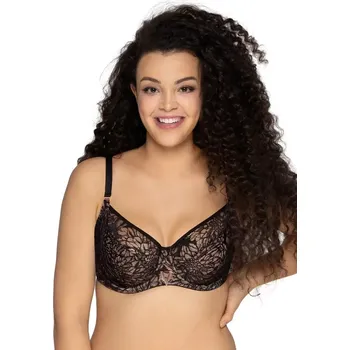 Podprsenka Dámská podprsenka AV 1955 černá - Ava černo-béžová 65G