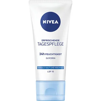 Pleťová kosmetika Nivea Essential Day Cream SPF 15 - Hydratační denní krém pro normální a smíšenou pleť 50 ml