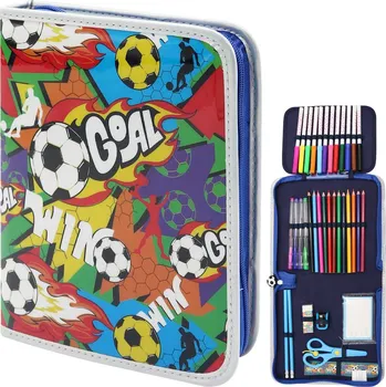 Penál Výtvarná sada / velký penál 36 ks - Football