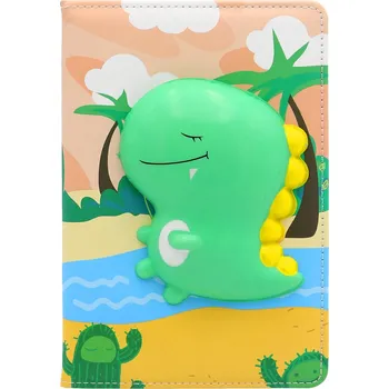 Zápisník Dětský zápisník A5, 80 listů, měkké PU desky - Dinosaurus