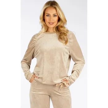 Dámská mikina Dámská mikina LITEX s dlouhým rukávem béžová Barva: béžová, Velikost: L