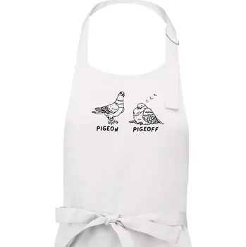 Kuchyňská zástěra Pigeon pigeoff - Pánská zástěra na vaření - Univerzální velikost ( Bílá )