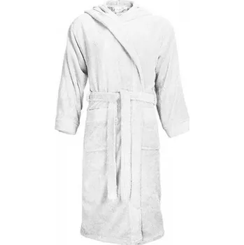 Pánský župan The One Towelling Froté župan s kapucí v širokém střihu 420 g/m Barva: Bílá, Velikost: S/M TH1095