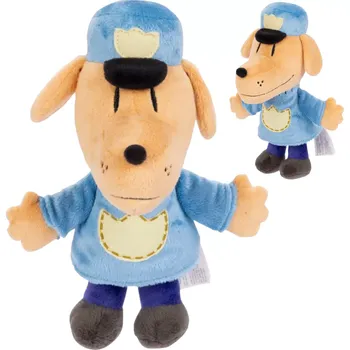 plyšák Plyšová hračka DOG MAN policista 24 cm