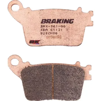 Brzdová destička Braking (Itálie) Zadní brzdové destičky Braking 925CM56 - Suzuki GSX-R 750, 750ccm - 11-18