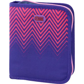 Penál s 1 zásuvkou GRANDE prázdný - růžový / fialový