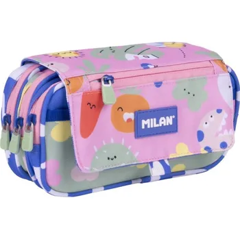 Penál Penál 3-patrový s vrchní klopou MILAN prázdný, série Green & Grow