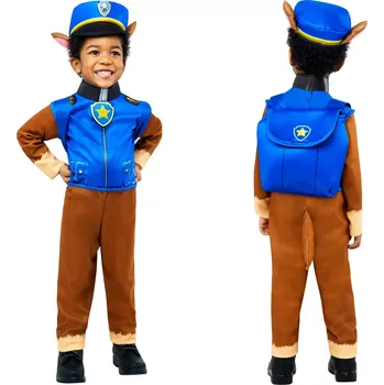 Dětský kostým CHASE z PAW PATROL pro karneval 93–99 cm (2–3 roky)