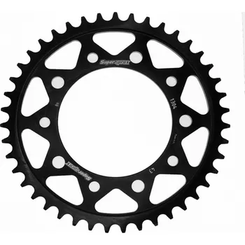 Řetězová sada pro motocykl Řetězová rozeta SUPERSPROX RFE-1304:43-BLK černý 43 zubů, 525