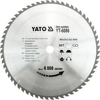 Sada nářadí Kotouč na dřevo 400 x 30 mm 60z