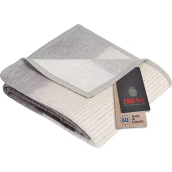 deka Deka IBENA® bio bavlna, 150x200cm,varianty: Šedá Granada 150x200cm