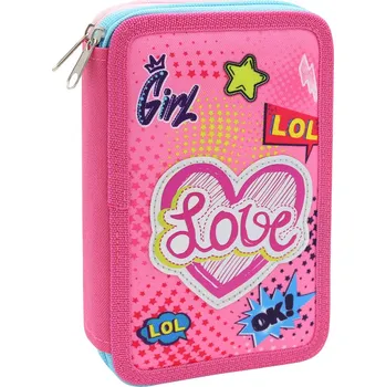 Penál Penál 2-posch. prázdný - Love