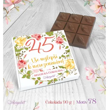 Cukrovinka Čokoláda | Motiv 78 (Narozeninová čokoláda)