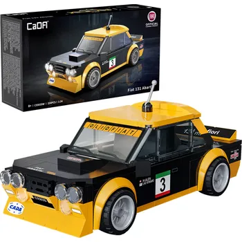 autíčko Stavebnice CADA závodní auto FIAT 131 Abarth 1:24, 254 dílků