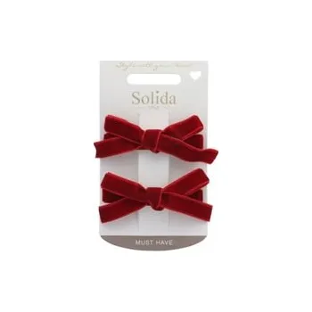 Solida Sponka do vlasů sponky do vlasů s červenými mašlemi Sponky do vlasů