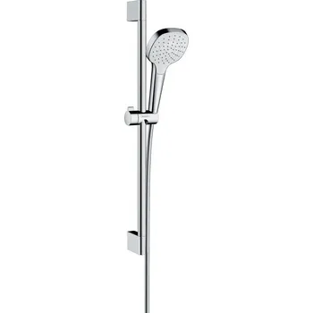Sprchový set Sprchová souprava 3-dílná,HANSGROHE CROMA SELECT E 1JET ruční sprcha 110x110 mm, tyč, hadice, bílá/chrom