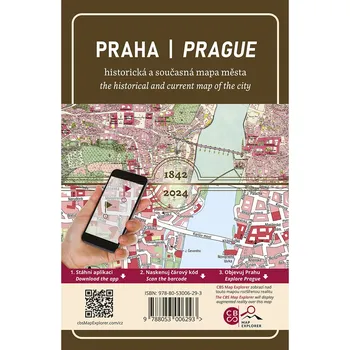 CBS Nakladatelství s.r.o. Porovnávací mapa Praha - historická a současná mapa města s aplikací MAP Explorer