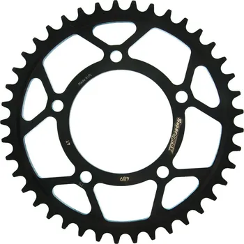 Řetězová sada pro motocykl Řetězová rozeta SUPERSPROX RFE-489:41-BLK černý 41 zubů, 530