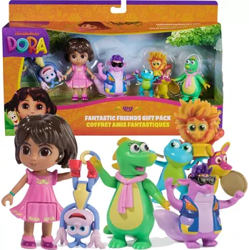 Figurka Dora průzkumnice – dárkový set Fantastic Friends, 5 figurek