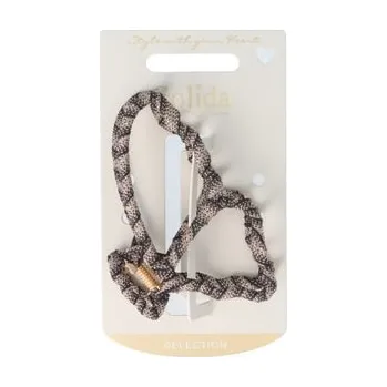 Solida Skřipec do vlasů motýl, zlatý černý Sponky do vlasů