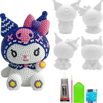 Pokladnička Junior Vinylová krabička 15 cm "Ozdobte si ji sami" - Kuromi