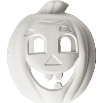 Karnevalová maska Maska na obličej TEKVICA 17x22,5 cm /1ks