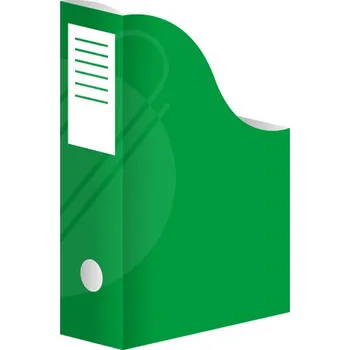 Archivační box Stojan na časopisy A4 karton. zelený