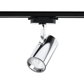 Bodové svítidlo Idealed Reflektor Szynowy GU10 CHROM do Szynoprzewodów Jednofazowych Nastavitelná Podhledové bodové svítidlo na Szynę Walec SPOT Svítidlo