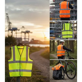 reflexní vesta MALFINI Vesta HORAM, různé barvy Velikost M žlutá