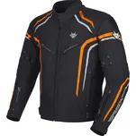 Bunda na motocykl RSA Compact 2 černo-šedo-oranžová 5XL