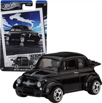 autíčko Hot Wheels SILVER SERIES NATIONAL ICONS '60s Fiat 500D Modificado 3/5