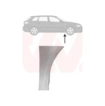 Blatník karosérie Blatník VAN WEZEL 5856156