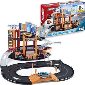 Dětské zboží Velký garážový set Motor City Plus s městským autem