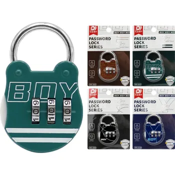 3místný zámek na kufr (mix barev /motivů Boy)