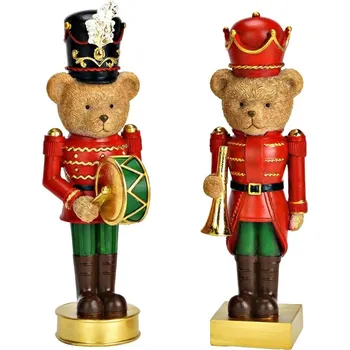 Soška medvěda 24 cm (mix 2 vzorů /cena za 1 kus)