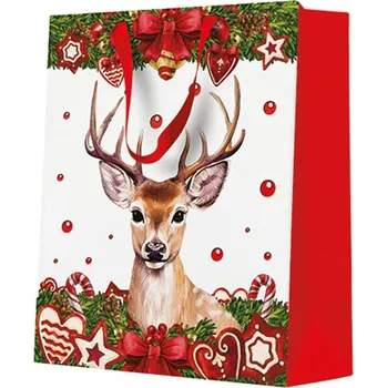 Dárková taška stredne velká - Red deer 20x10x25 cm