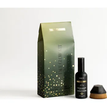 Samoopalovací přípravek THREE WARRIORS Gift package: Face Glow Kit | Dárková samoopalovací sada FACE GLOW KIT 150 ml