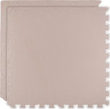 Pěnová podložka HUMBI 120 × 60 cm – velké voděodolné pěnové puzzle, bezpečné, 2 ks, světle růžová