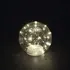 Vánoční světelná dekorace EMOS DCLW35 skleněná koule 20 LED teplá bílá