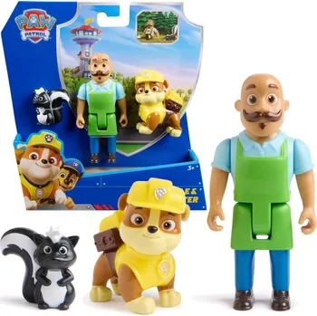 Figurka Paw Patrol – sada 3 figurek Rubble, pan Porter a skunk