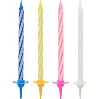 Svíčka Narozeninová dortová svíčka 6 cm (12 ks)