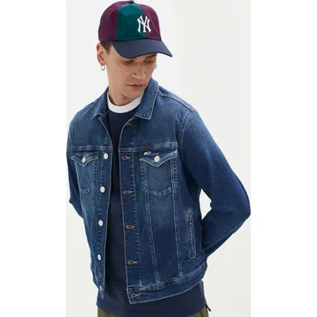 Pánská bunda Tommy Jeans pánská tmavě modrá džínová bunda 20004873-1918144