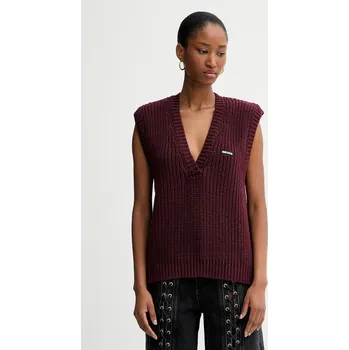 Dámská vesta Vesta s přídavkem vlny Rotate 1147332734 burgundské 93B, vel. XS