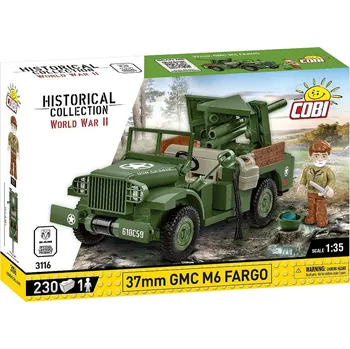 Stavebnice COBI Cobi Stavebnice WW II 37 mm GMC M6 Fargo (1:35)