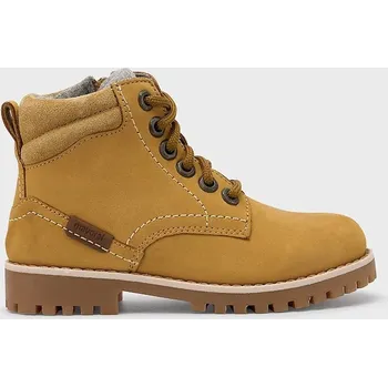 Dívčí zimní obuv Dětské zimní boty z nubuku Mayoral hnědá barva, 44597 44597.64B.Mini.9BYA 82X, EUR 29