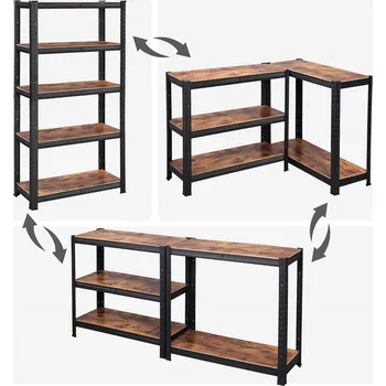 regál Regál Matkam 75 cm x 150 cm x 30 cm černý