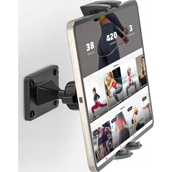 DRŽÁK NA TABLET NA ZEĎ UNIVERZÁLNÍ STABILNÍ ODOLNÝ VYSOKÁ KVALITA